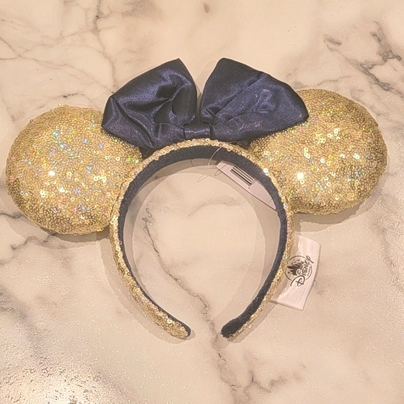 Disney Accessories - NEW - Disney Parks 50th Anniversary Earidescent Minnie Headband (gold & …